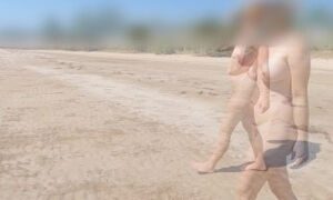 'Exhibitionist Wife Beach Voyeur 4k  Fully Nude  Wifey Does - ???OF @wifeydoespremium'