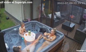 Ipcam German Nudist Family Enjoys The Jacuzzi