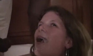 Shared wife enjoys two doses of chocolate thunder