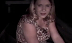 Large darksome man and wife