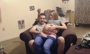 'JayzDaMaster Wife's 8 month Pregnant cousin figures out I am a Porn $tar'