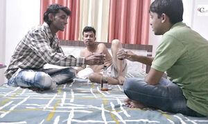 Bhabi gets gangbanged in hotel foursomes