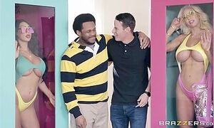 Nicolette Shea And August Taylor Crazy Threesome Sex