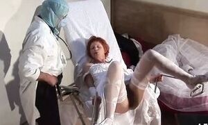 Spurting First-Timer â€“ Unshaved French Grannie Bride Fucked With Anal Invasion Handballing And Banana Injection