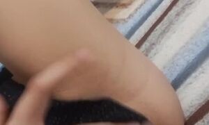 18 year old girl love masturbating her pussy while mom not at home(softly moans)
