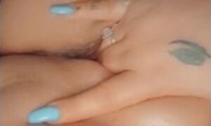 Milf fingering her tight wet pussy