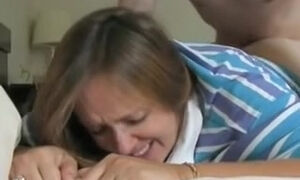 blonde milf enjoying anal sex