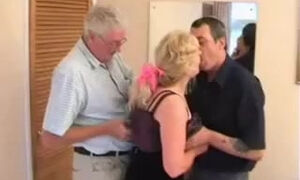 the swinger mature couple with a friend