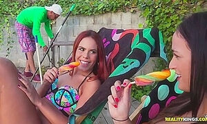 Big Dick Service - Claudia Bavel And Gala Brown