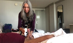 Homemade - Boy Caught Masturbating By Step moms Friend In Hotel!