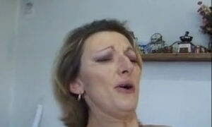 vicious talking french housewife enjoys to be ass pounded