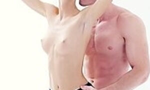 Submissive Beauty Gets Tied Up And Pleasantly Fucked Standing - Nancy A