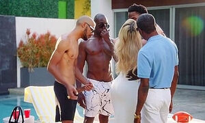 Milf With Big Milkings Serves Strong Black Cocks