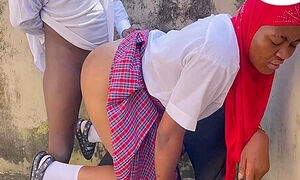 Two College Lovers Sneak Outside To Fuck While Other students 18+ Are In The School Hostel . Subscribe My Red Please 13 Min