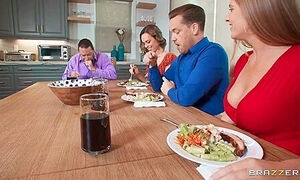 Dinner Guest Dines On Wifes Pussy