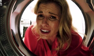 Fucking my Step Mom in the Ass while she is Stuck in the Dryer - Cory Chase