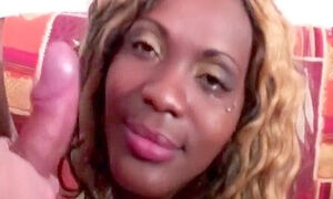 French Ebony With An Amazing Body Can Take Two White Cocks At The Same Time