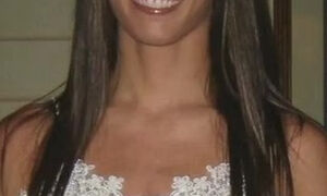 Brunette gets a huge creampie