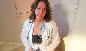 A Sexy Mature Milf Doctor Examines A Young Man And His Curved Cock And Gives Him An Anatomy Lesson Hell Never Forget