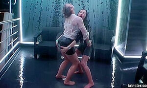 Scandalous Shower Time, Hot Little Sluts Having Fun