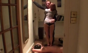 Homemade cuckold video with my wife dancing for a stranger