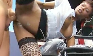 Two Sexy And Horny German Chicks Sharing A Loaded Pecker