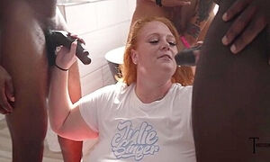 Slutty Redhead Ssbbw Julie Gonger Gets Bbc Bukkake Blowbang 15 Min