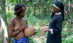 European Missionary Teaches Her Slave New Lesbian Styles