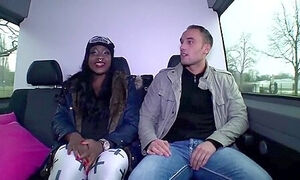 (lobitomx1) Josy Black - German Ebony Babe Squirts In The Van While Riding White Cock (lobitomx1)