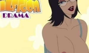 Milftoon Drama - Busty teacher with glasses has sex with lucky college student (Mrs. Jackson)