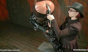 Bound Suspended Slave Bum Hooked With Cassandra Nix And Claire Adams