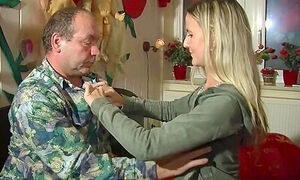 Beautiful Blonde In Sexy Underwear Cumshot On Pussy