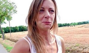 AMATEUR EURO - German Mature Gets Picked Up And Hard Fucked - Liss Longlegs