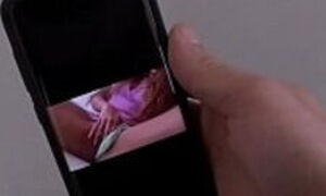 Busty MILF stepmom sent a erotic video to stepsons friend