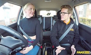 Tall British Blonde Gets Creampied In Her Tight Pussy